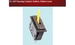 Peco PL-26Y Passing Contact Switch, Yellow Lever PL26Y