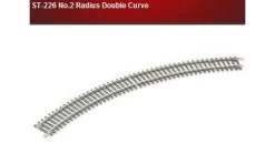 Peco ST-226 No.2 Radius Double Curve ST226