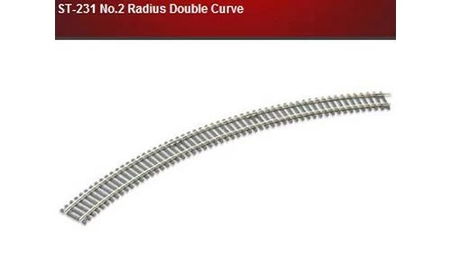 Peco ST-231 No.3 Radius Double Curve ST231