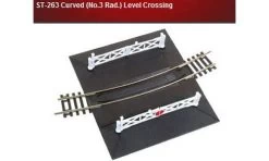 Peco ST-263 Curved (No.3 Rad.) Level Crossing ST263