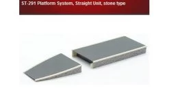 Peco ST-291 Platform System, Straight Unit, Stone Type ST291