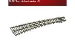 Peco Curved Double Radius L/H SLE87