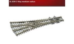 Peco 3 Way Medium Radius SLE99