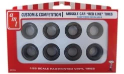 AMT Models AMTPP013 Red Line Tires Parts Pack