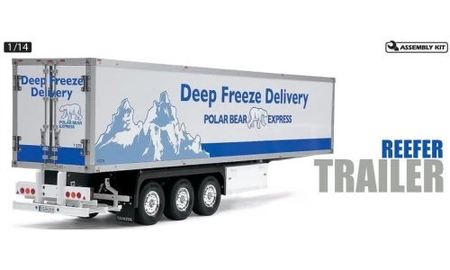 Tamiya 56319 RC 3 Axle Reefer Trailer Assembly Kit