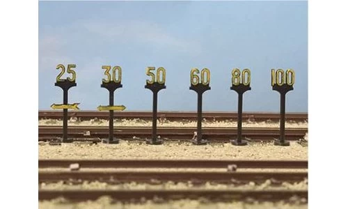 Peco 5050 Modelscene Speed Restriction Signs Br