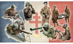 Italeri 6189 Free French Infantry