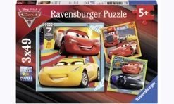 Ravensburger RB08015-1 Disney Cars 3 Collection 3x49 Pieces