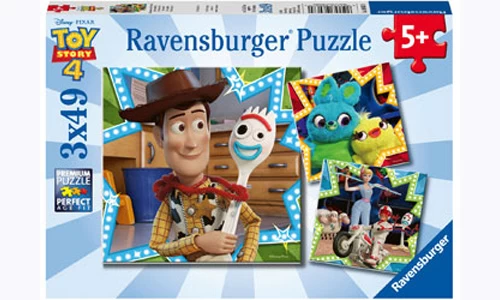 Ravensburger RB08067-0 Disney Toy Story 4 Puzzle 3x49 Pieces