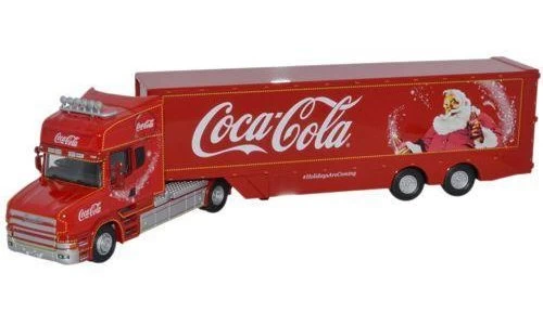 Oxford Diecast Oxford 76TCAB004CC Diecast Coca Cola T Cab Box Trailer 1/76
