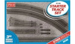 Peco ST-101 HO/OO Setrack Starter Set 3rd Radius