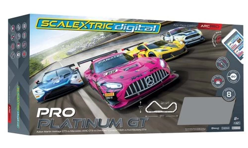 Scalextric C1436S ARC PRO - Pro Platinum GT Slot Car Set