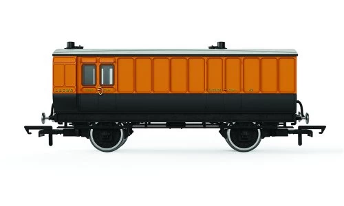 Hornby R40295 LSWR, 4 Wheel Coach, Passenger Brake, 82 - Era 2