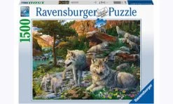Ravensburger Wolves In Spring Puzzle 1500pc